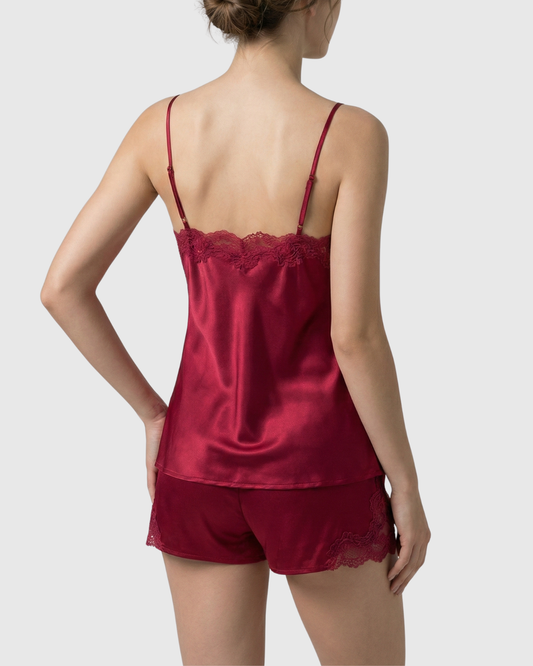 TIFFANY™ | CAMISÓN SEXY DE SEDA HELADA (5 PIEZAS)