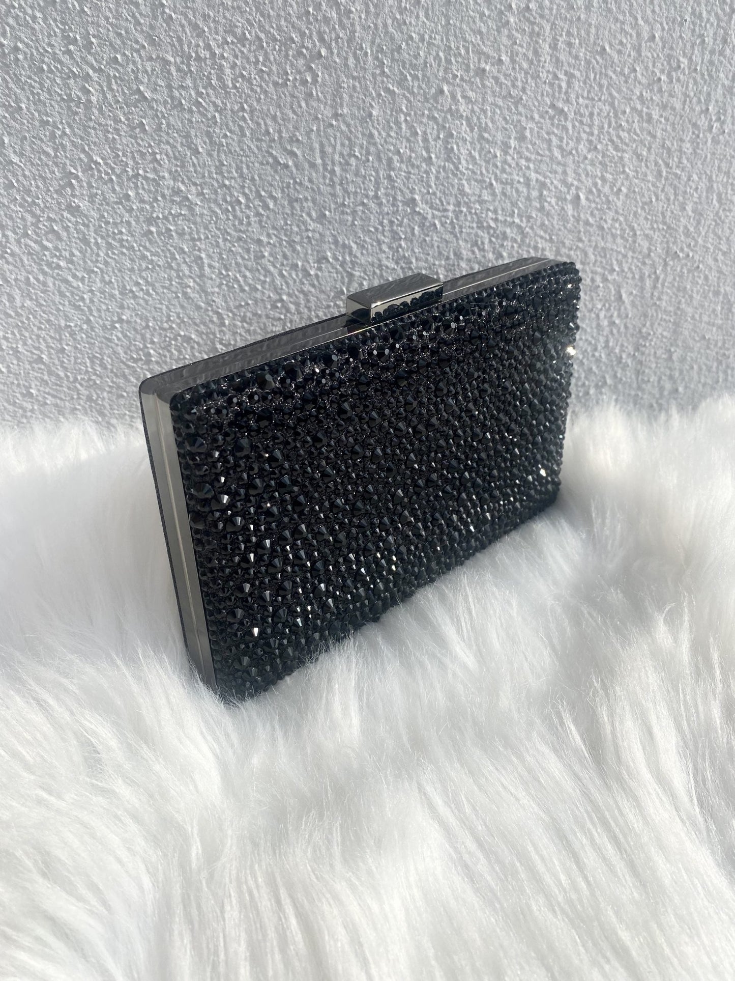 Bolso negro diamante