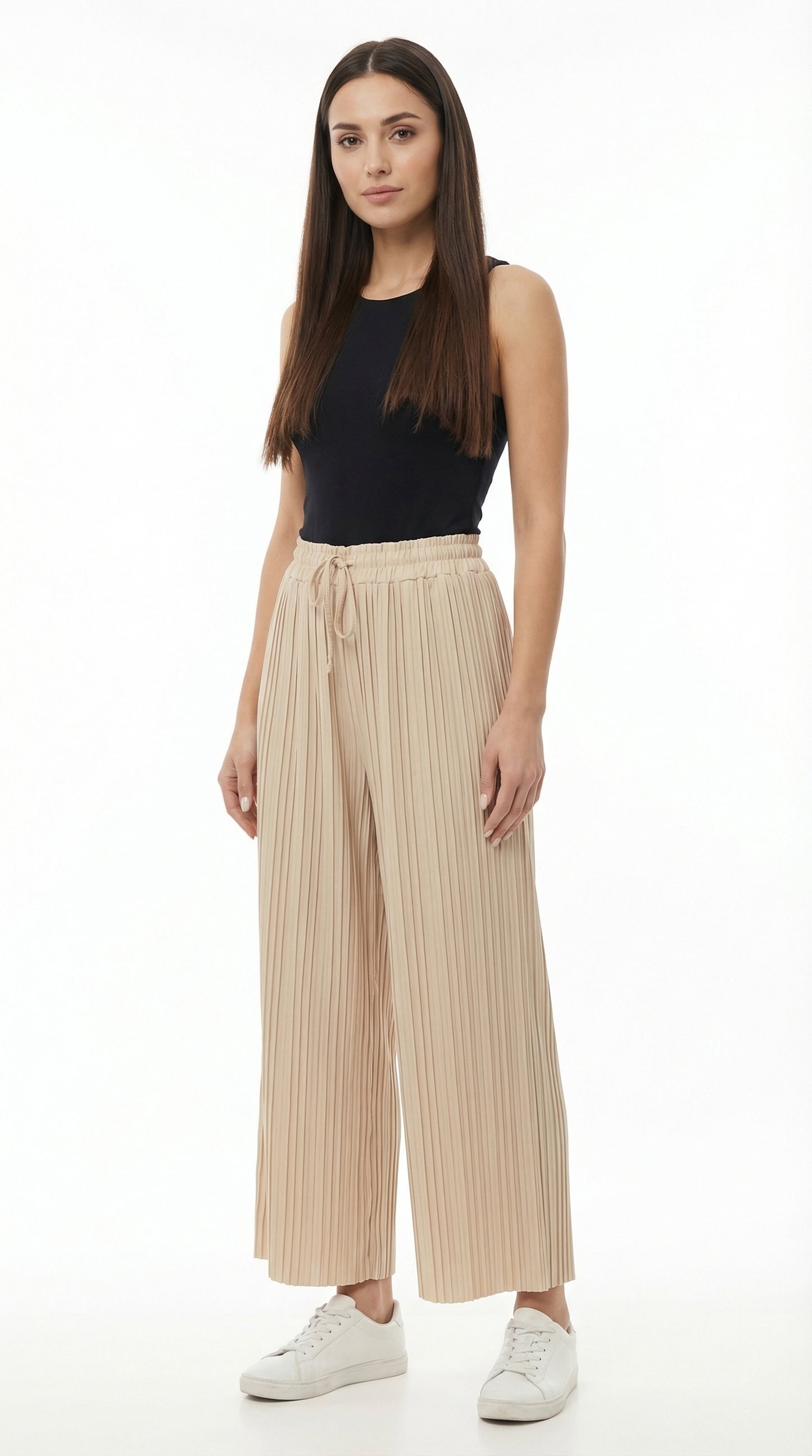 Pantalón Plisado Arena