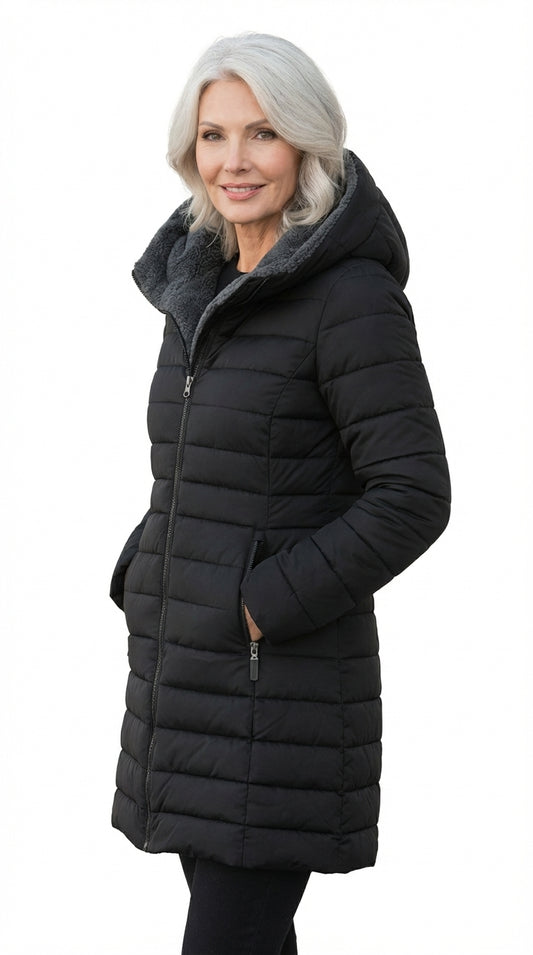 REBECA™ | CHAQUETA ACOLCHADA DE FORRO POLAR