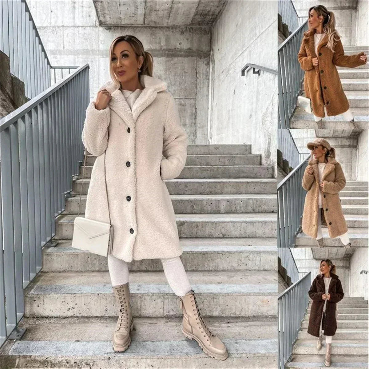JESSICA | Abrigo de Peluche Teddy Acogedor