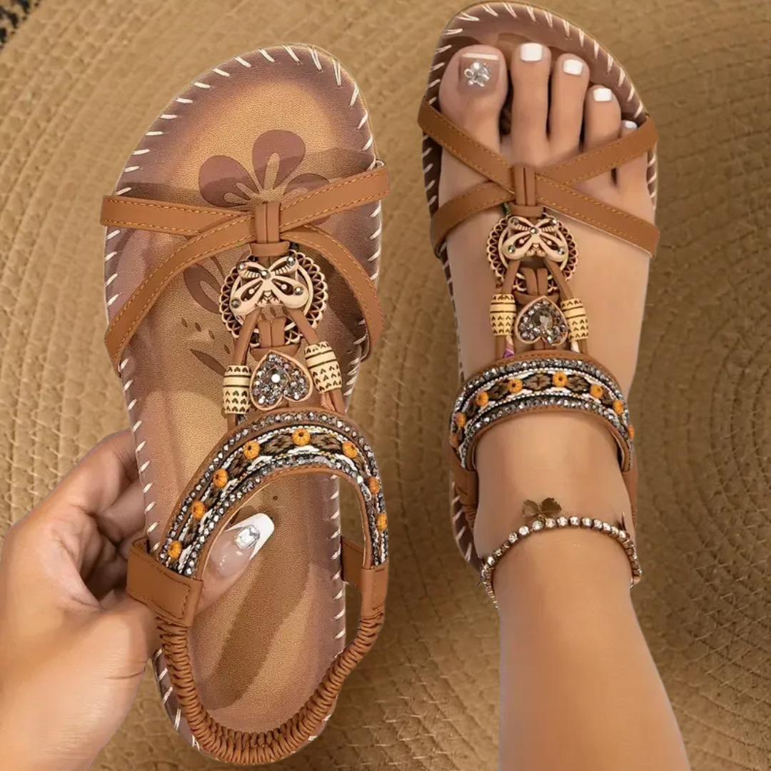 Eliaᵛᶜ / Sandalias Étnicas Detalle