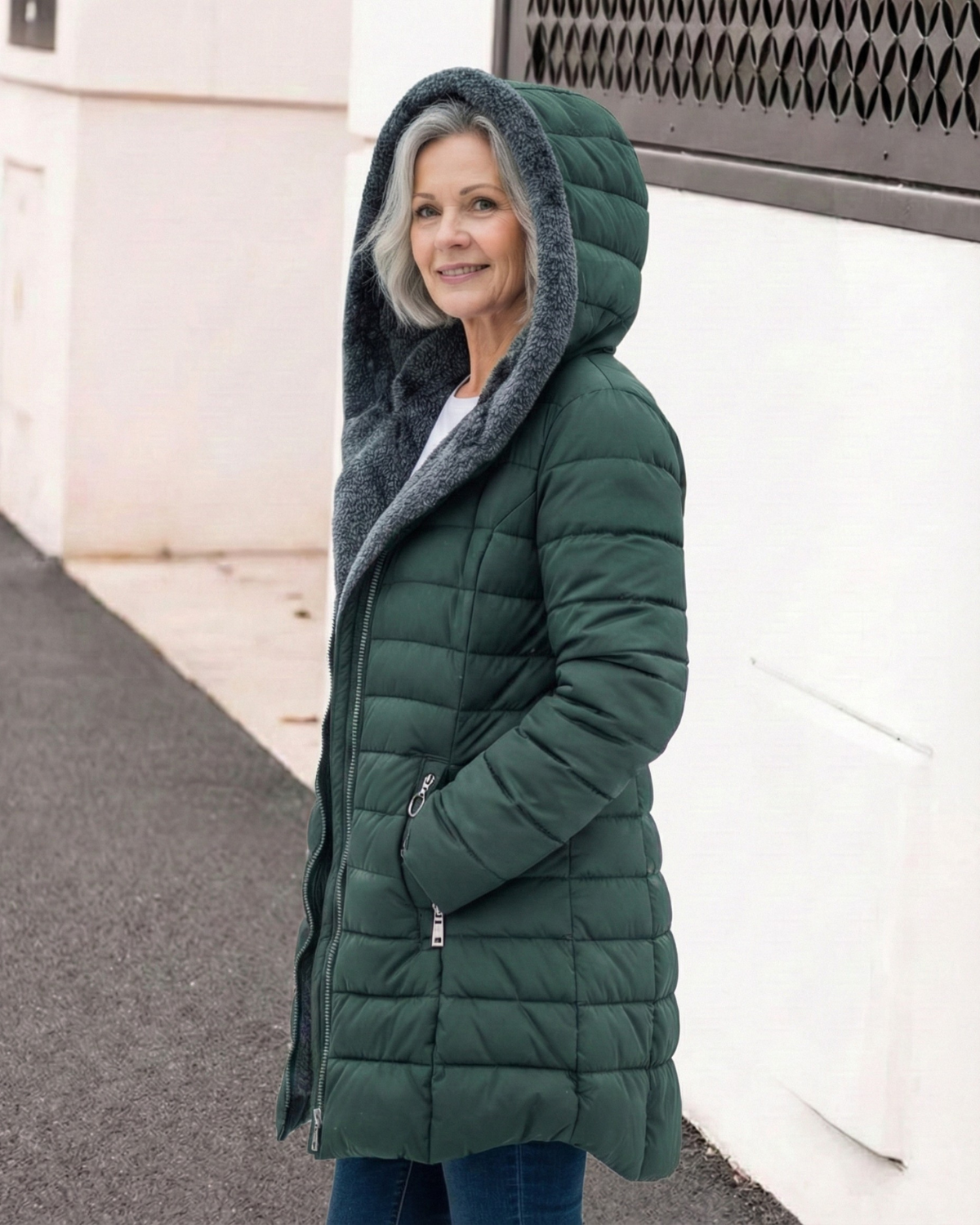 REBECA™ | CHAQUETA ACOLCHADA DE FORRO POLAR