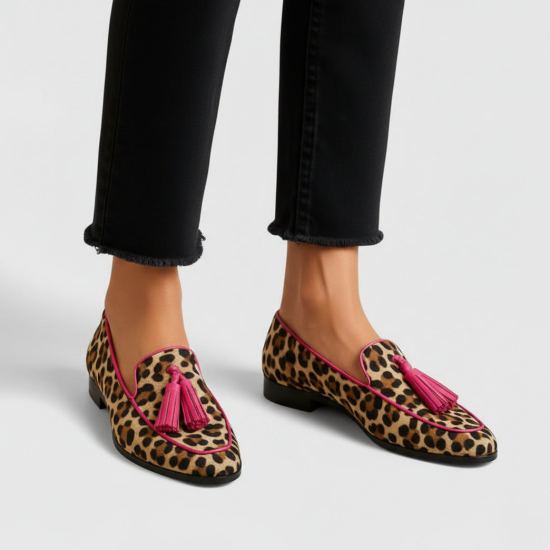 Giuliaᵛᶜ / Mocasines Leopardo Flecos