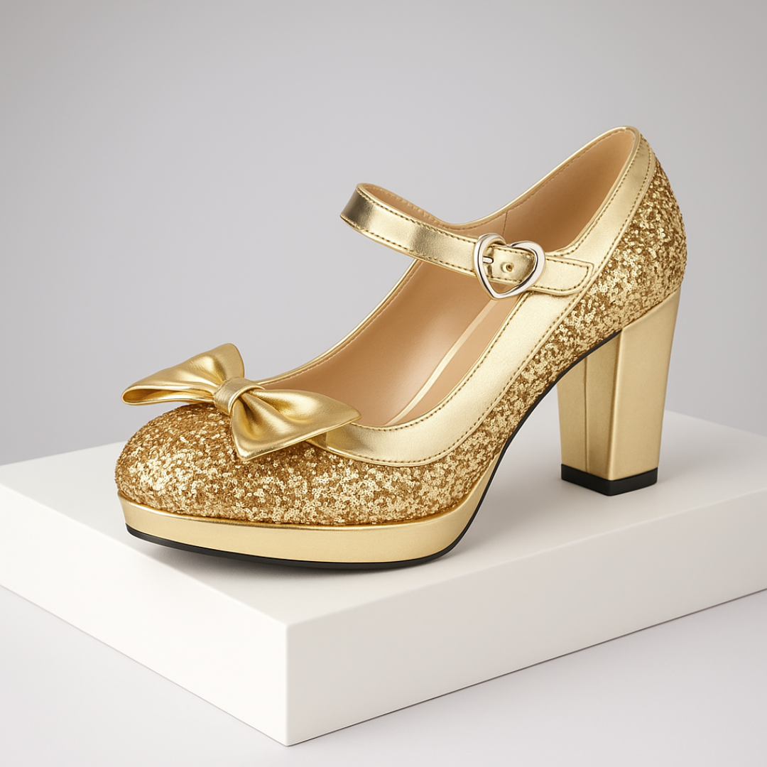 Claudia / Tacones Glitter Lazoᵛᶜ