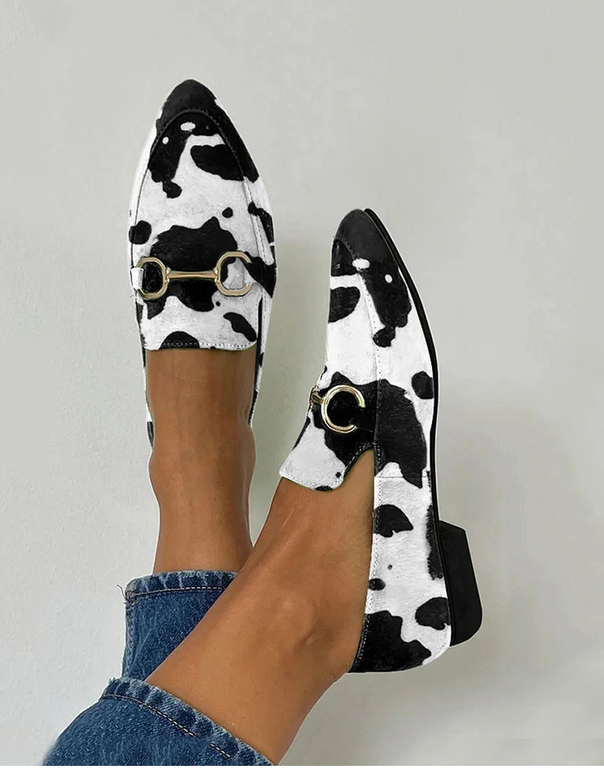 Biancaᵛᶜ / Mocasines Estampado Vaca