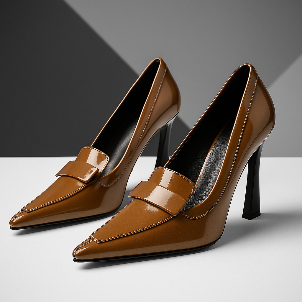Tacones Mocasín Punta Finaᵛᶜ