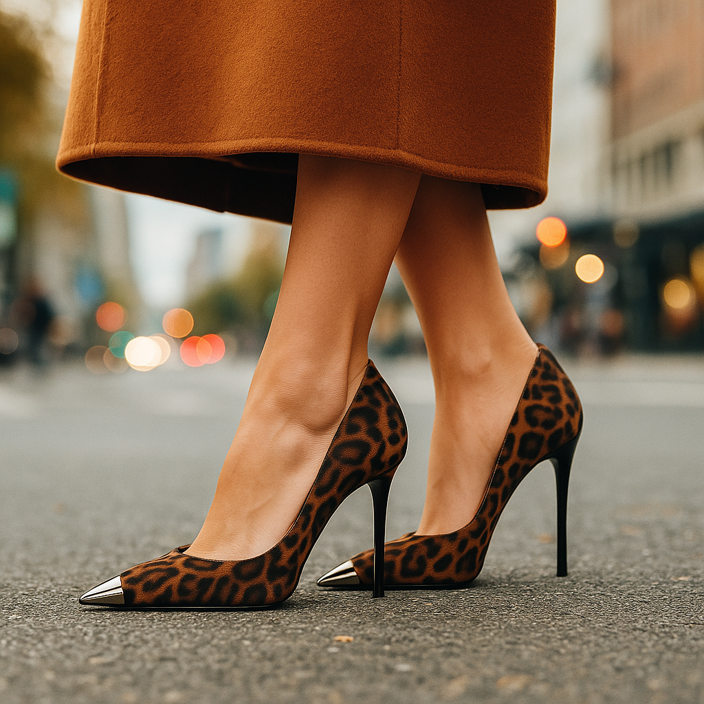 Diana / Tacones Charol Punta Metalᵛᶜ