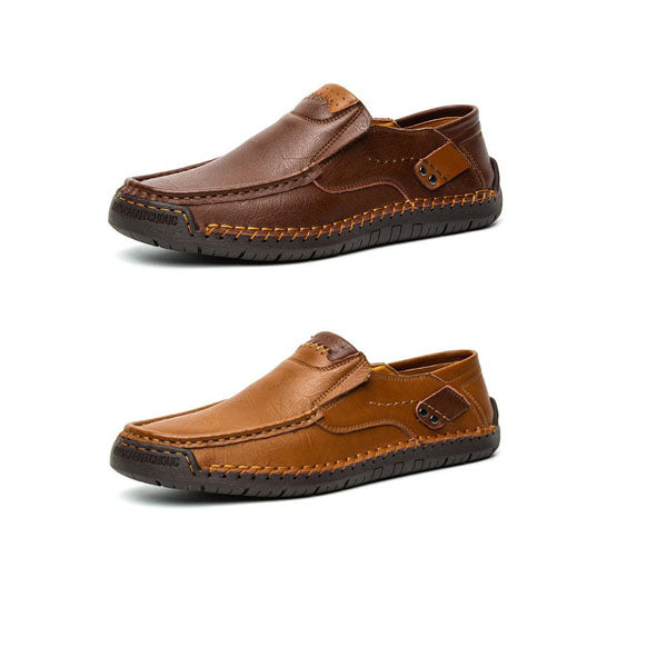 🔥Piel de becerro transpirable🔥Zapatos clásicos y cómodos de piel para hombre👞