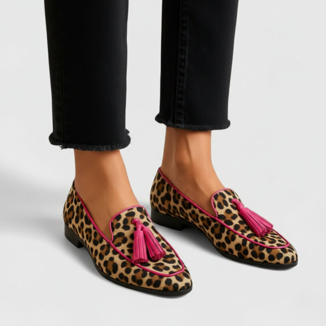 Giuliaᵛᶜ / Mocasines Leopardo Flecos