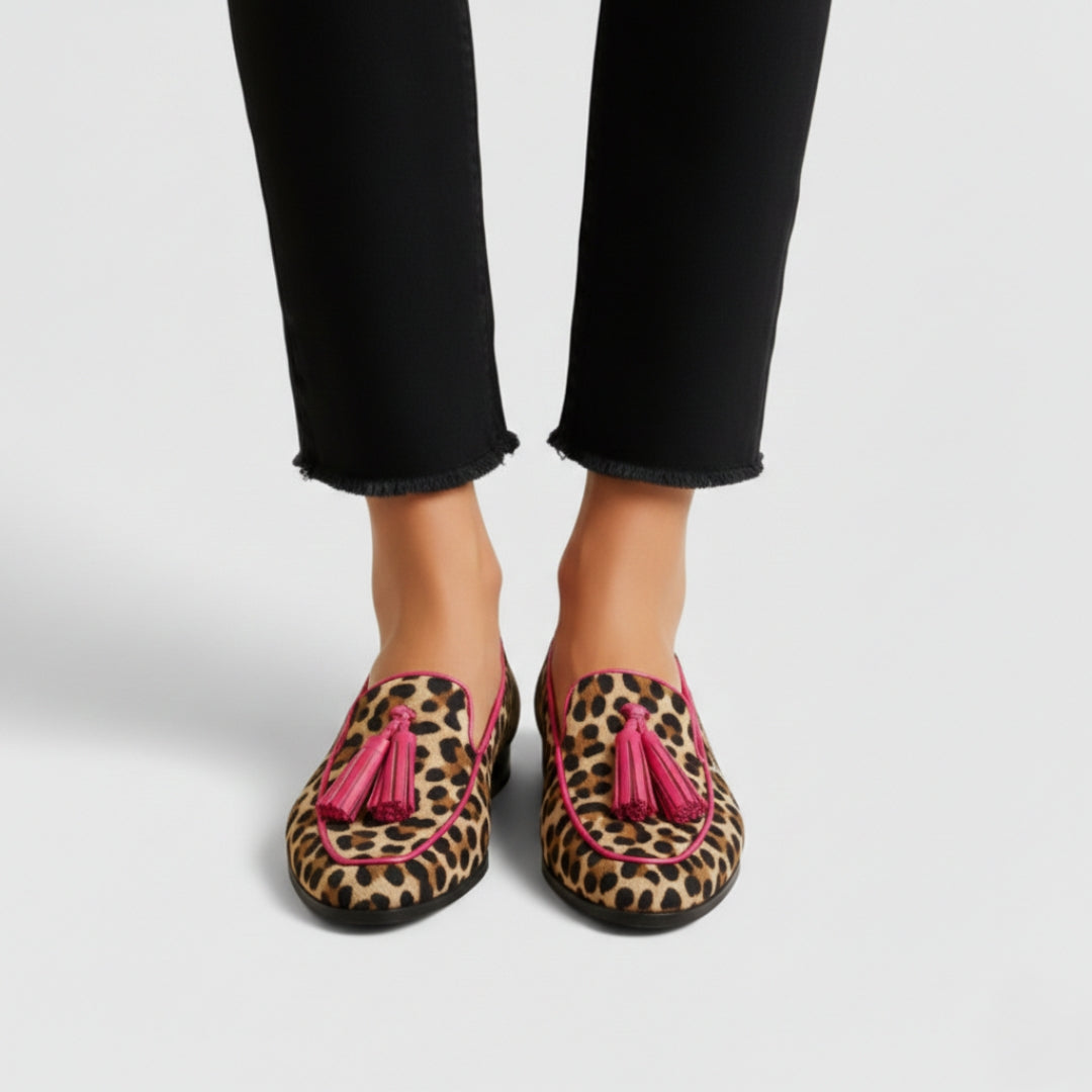 Giuliaᵛᶜ / Mocasines Leopardo Flecos