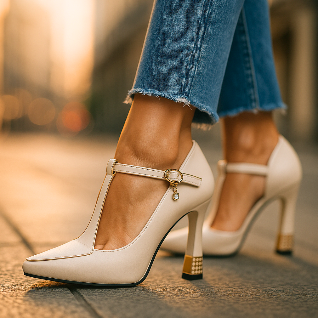 Camille / Tacones T-Bar Eleganceᵛᶜ