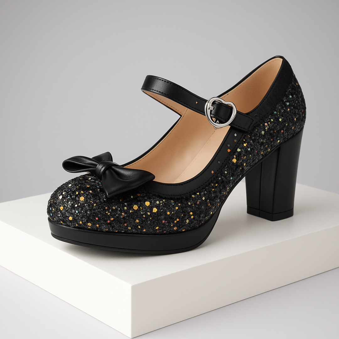 Claudia / Tacones Glitter Lazoᵛᶜ