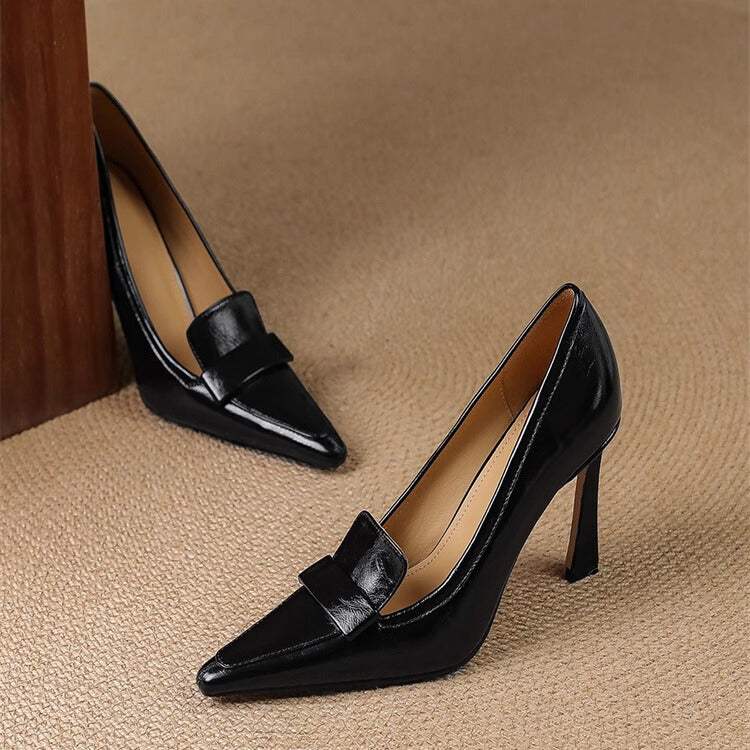 Tacones Mocasín Punta Finaᵛᶜ