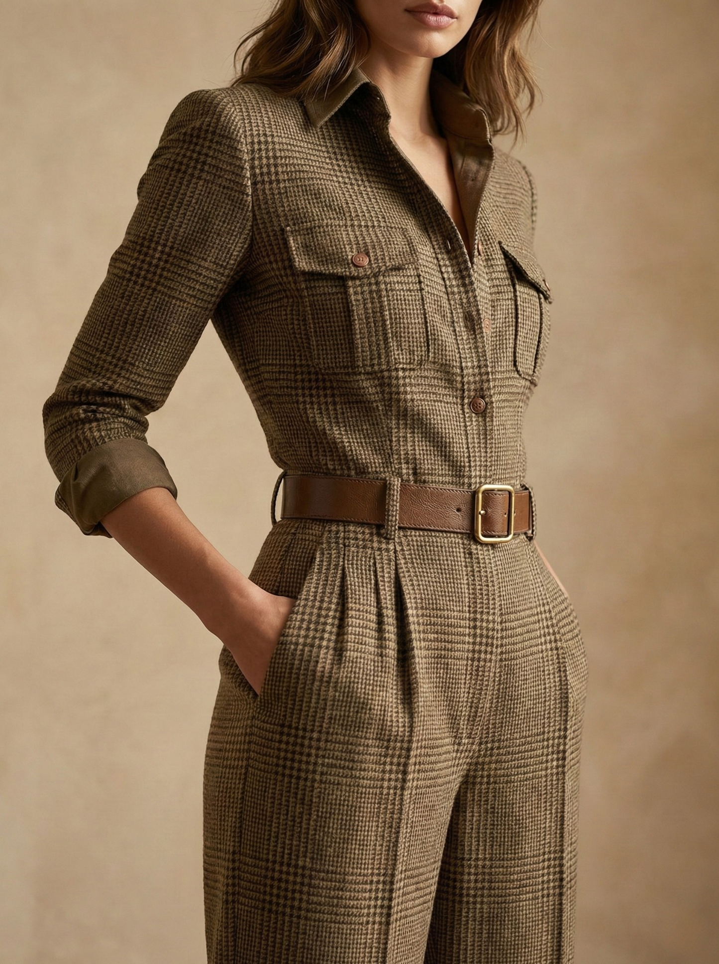 OLGA™ | MONO DE LANA ESCOCESA TWEED