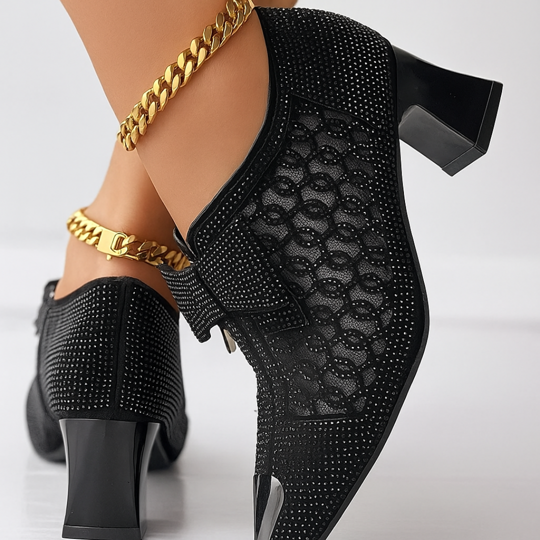 Aurelia / Tacones Textura Lazoᵛᶜ
