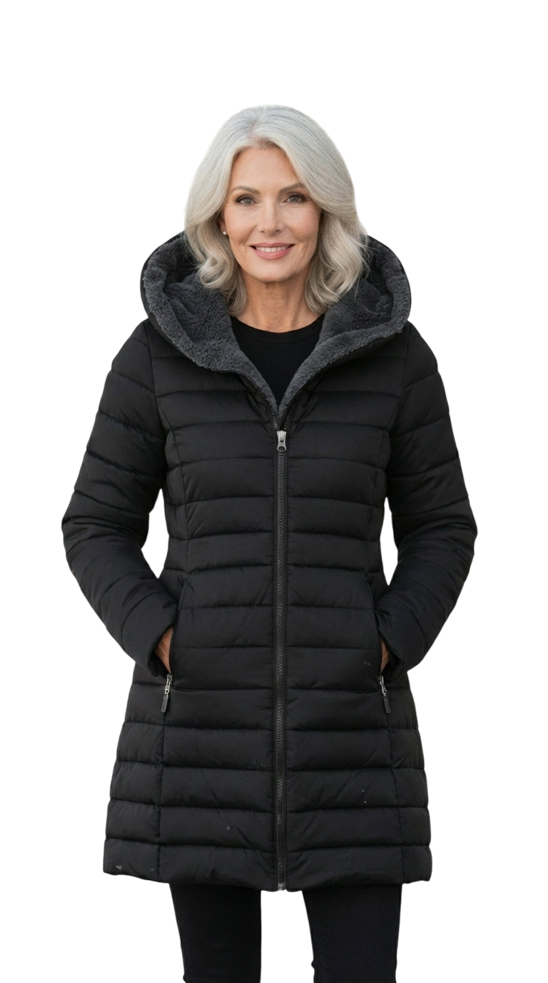 REBECA™ | CHAQUETA ACOLCHADA DE FORRO POLAR