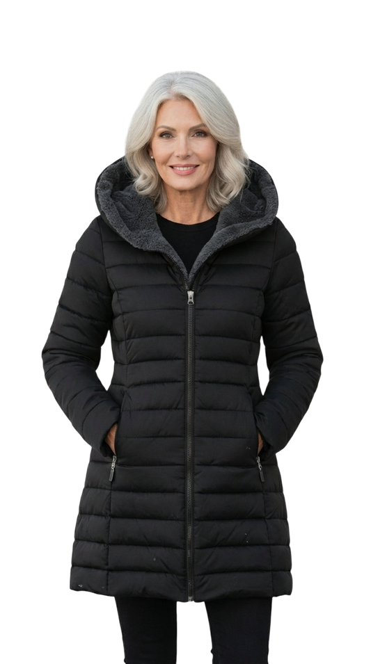 REBECA™ | CHAQUETA ACOLCHADA DE FORRO POLAR