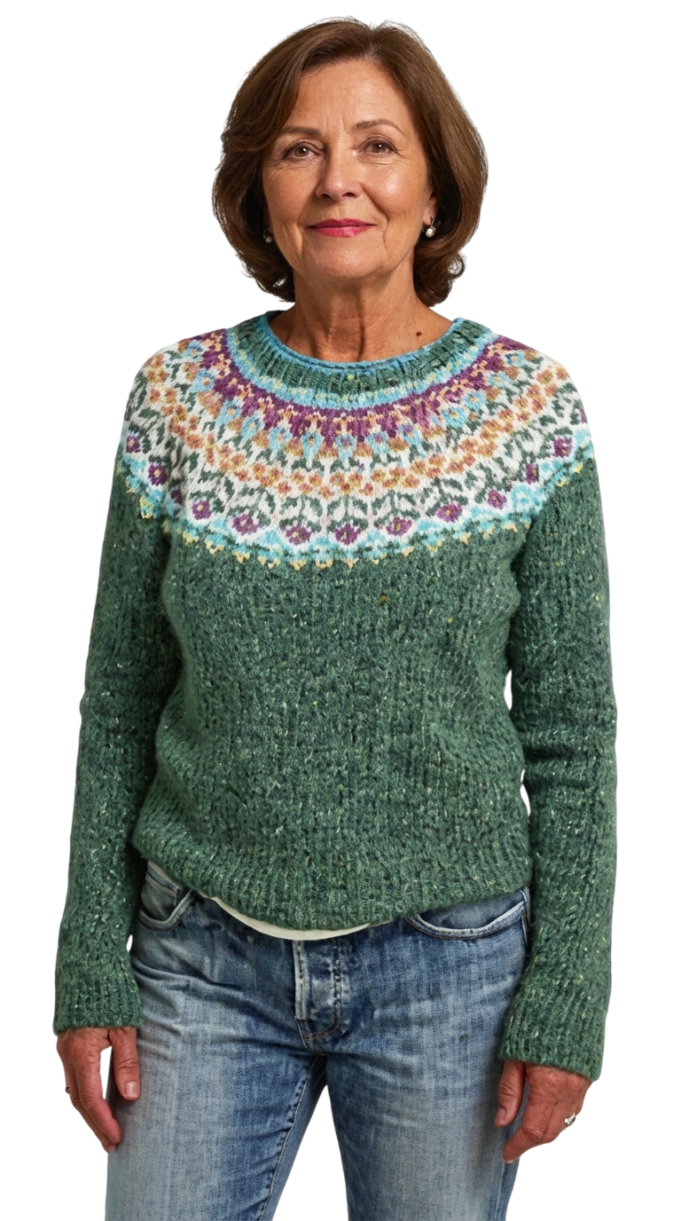 ARIEL™ | SUÉTER VINTAGE DE PUNTO ISLANDÉS