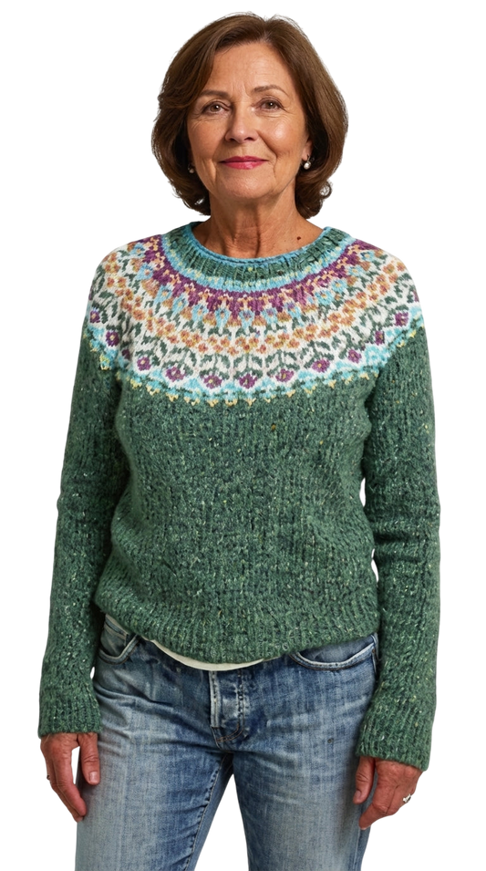 ARIEL™ | SUÉTER VINTAGE DE PUNTO ISLANDÉS