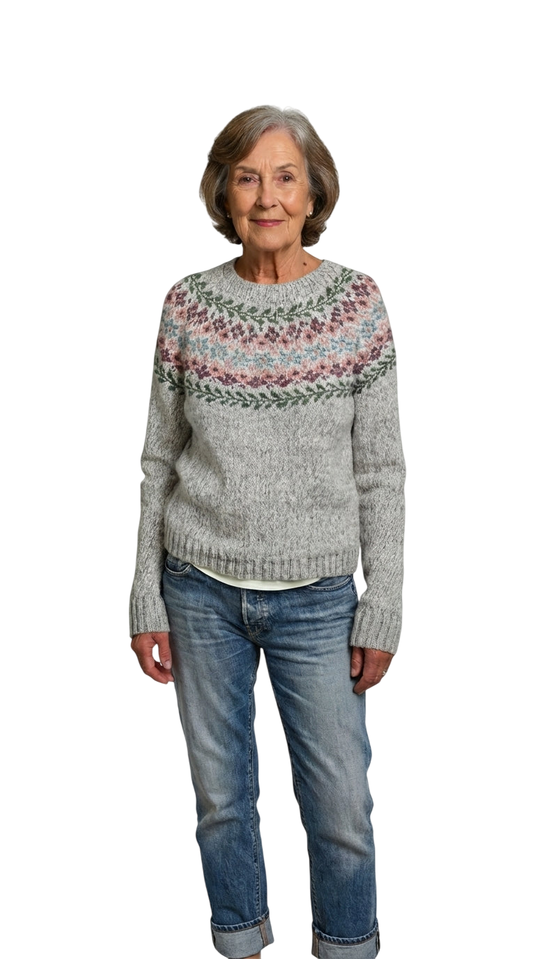 BRIDGET™ | SUÉTER VINTAGE DE PUNTO ISLANDÉS