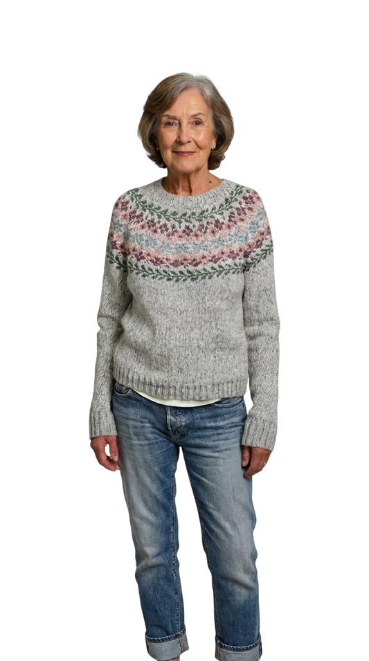 BRIDGET™ | SUÉTER VINTAGE DE PUNTO ISLANDÉS