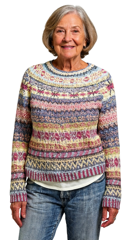 KEIRA™ | SUÉTER VINTAGE DE PUNTO ISLANDÉS