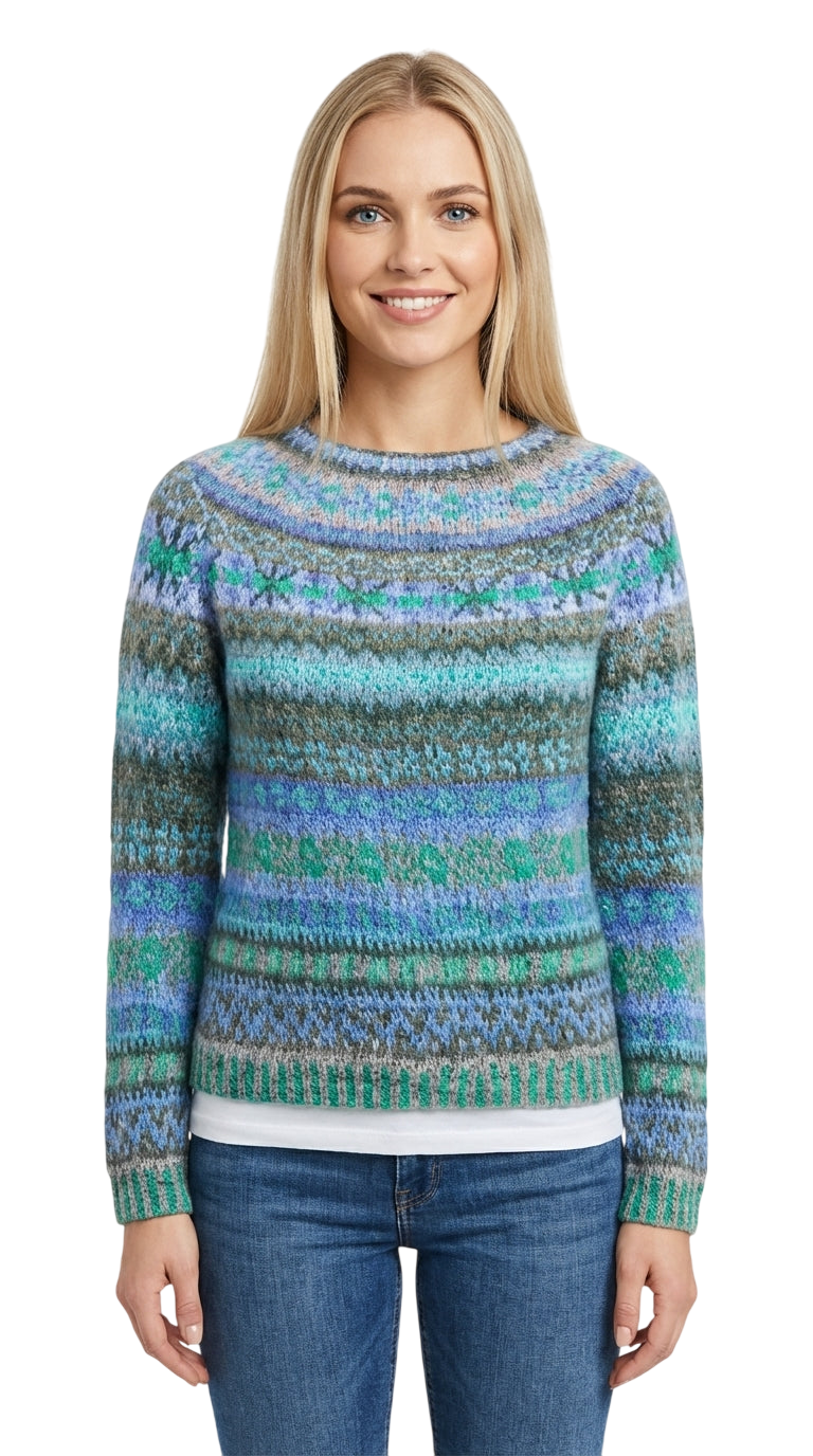 BELÉN™ | SUÉTER VINTAGE DE PUNTO ISLANDÉS