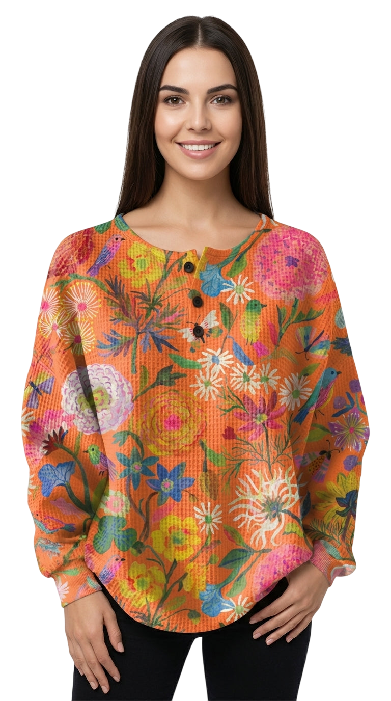 FREYA™ | SUÉTER DE PUNTO ESTAMPADO FLORAL
