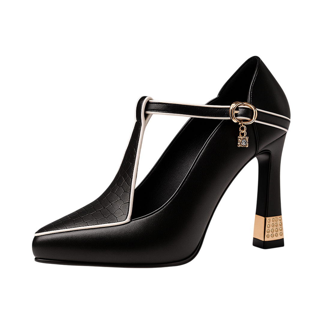 Camille / Tacones T-Bar Eleganceᵛᶜ