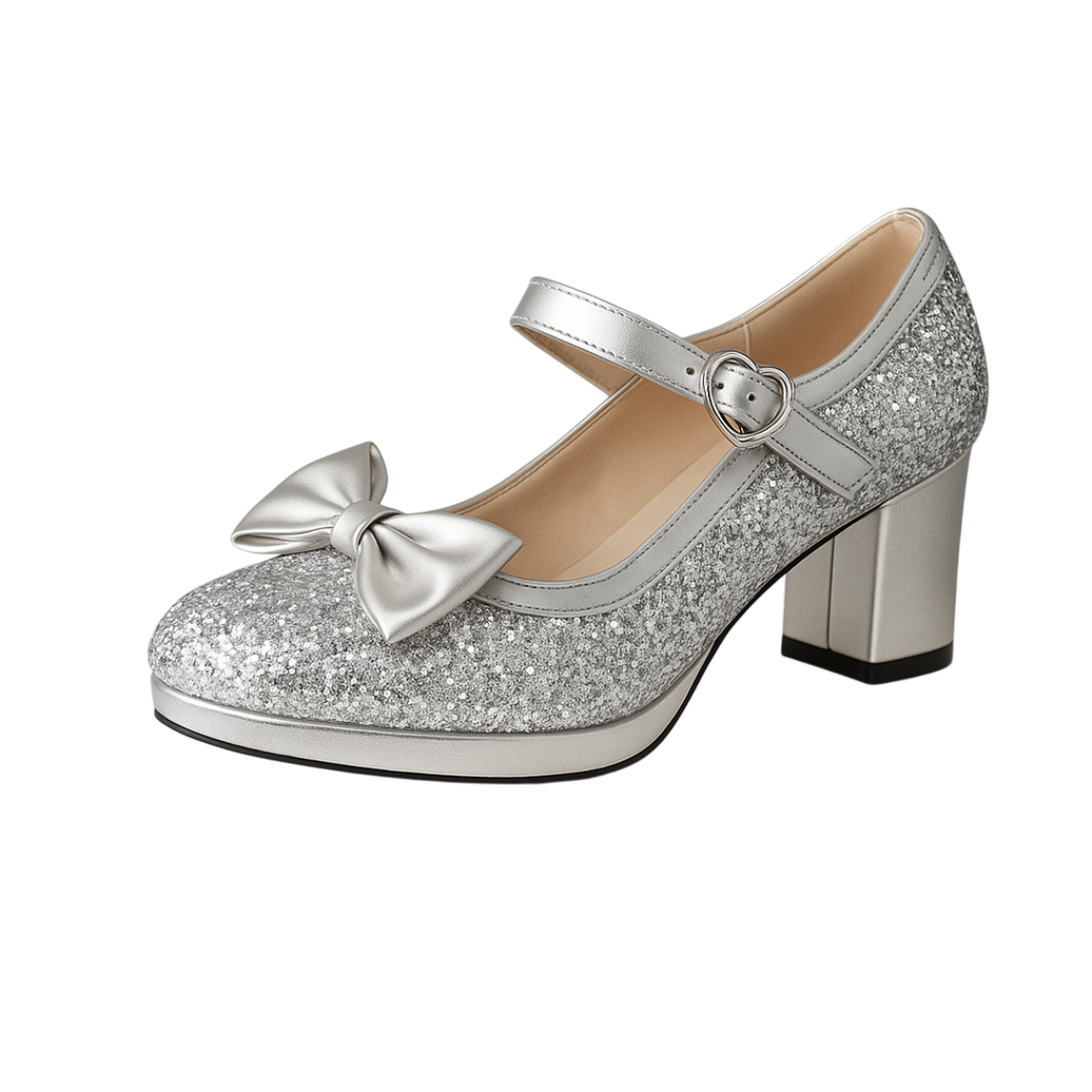 Claudia / Tacones Glitter Lazoᵛᶜ