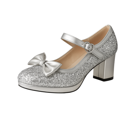Claudia / Tacones Glitter Lazoᵛᶜ