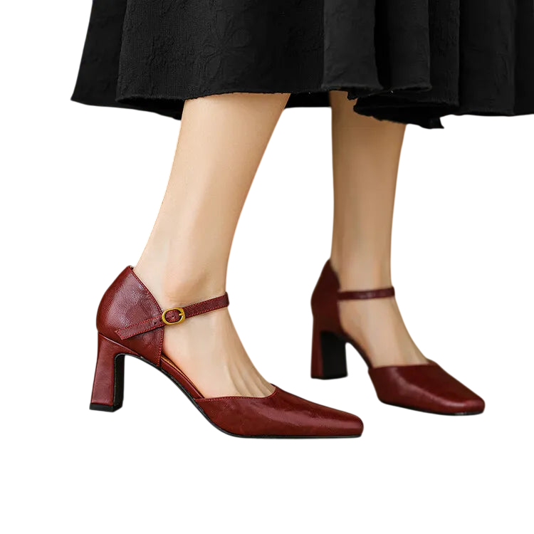 Carmen / Tacones Mary Jane Burdeosᵛᶜ