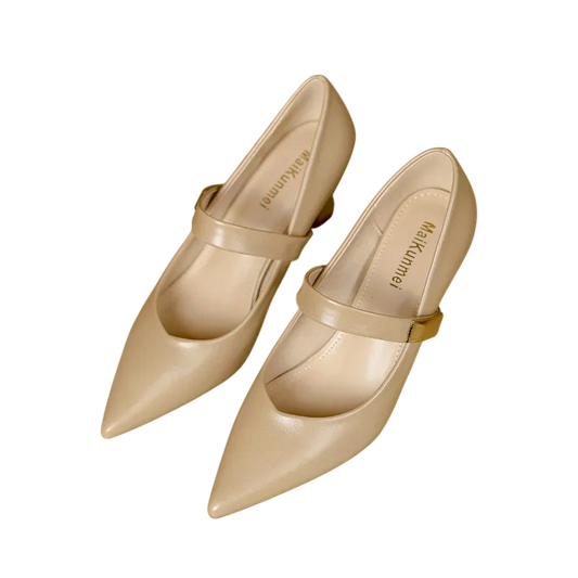 Elisa / Tacones Mary Jane Nudeᵛᶜ