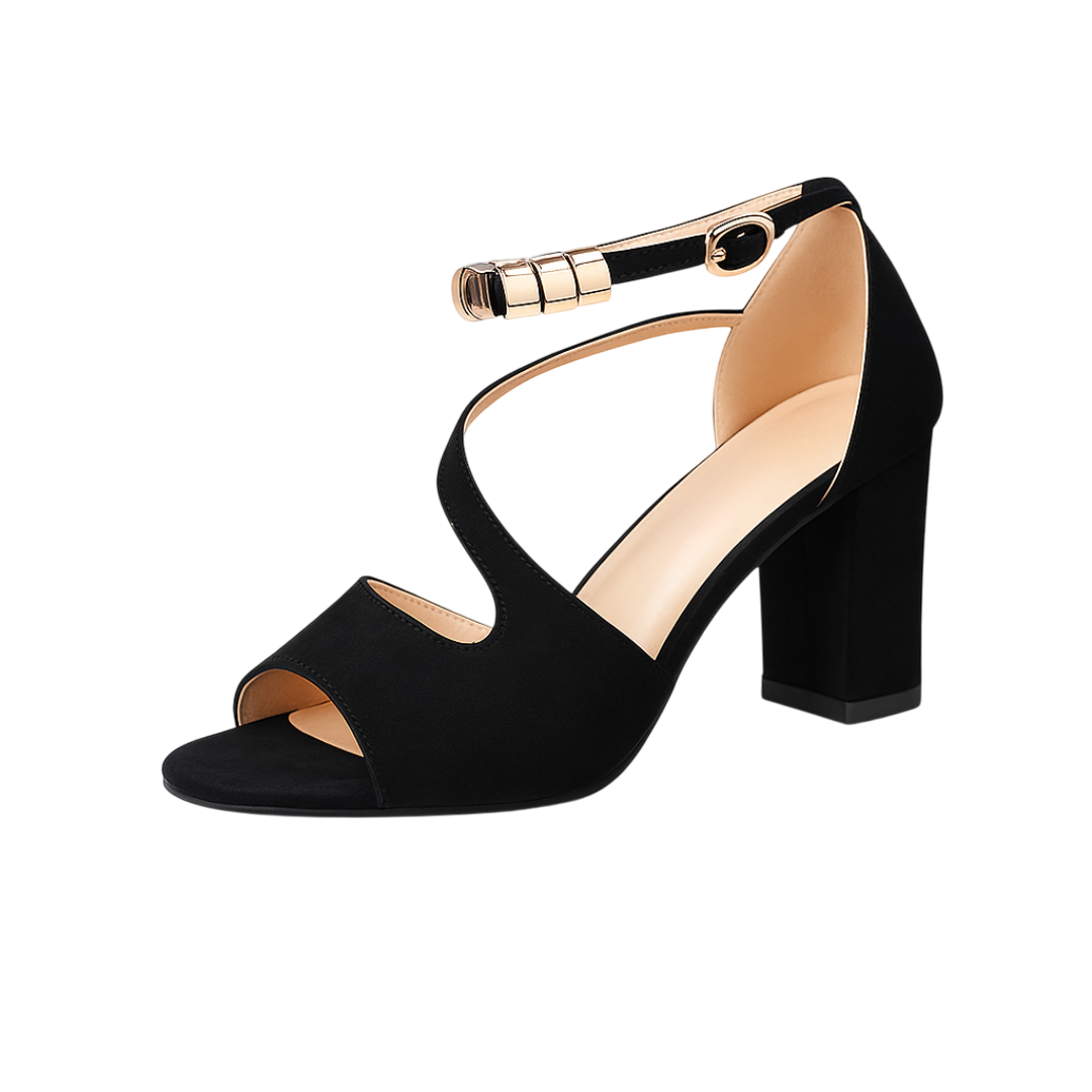 Sandalias Tacón Ancho Minimalᵛᶜ