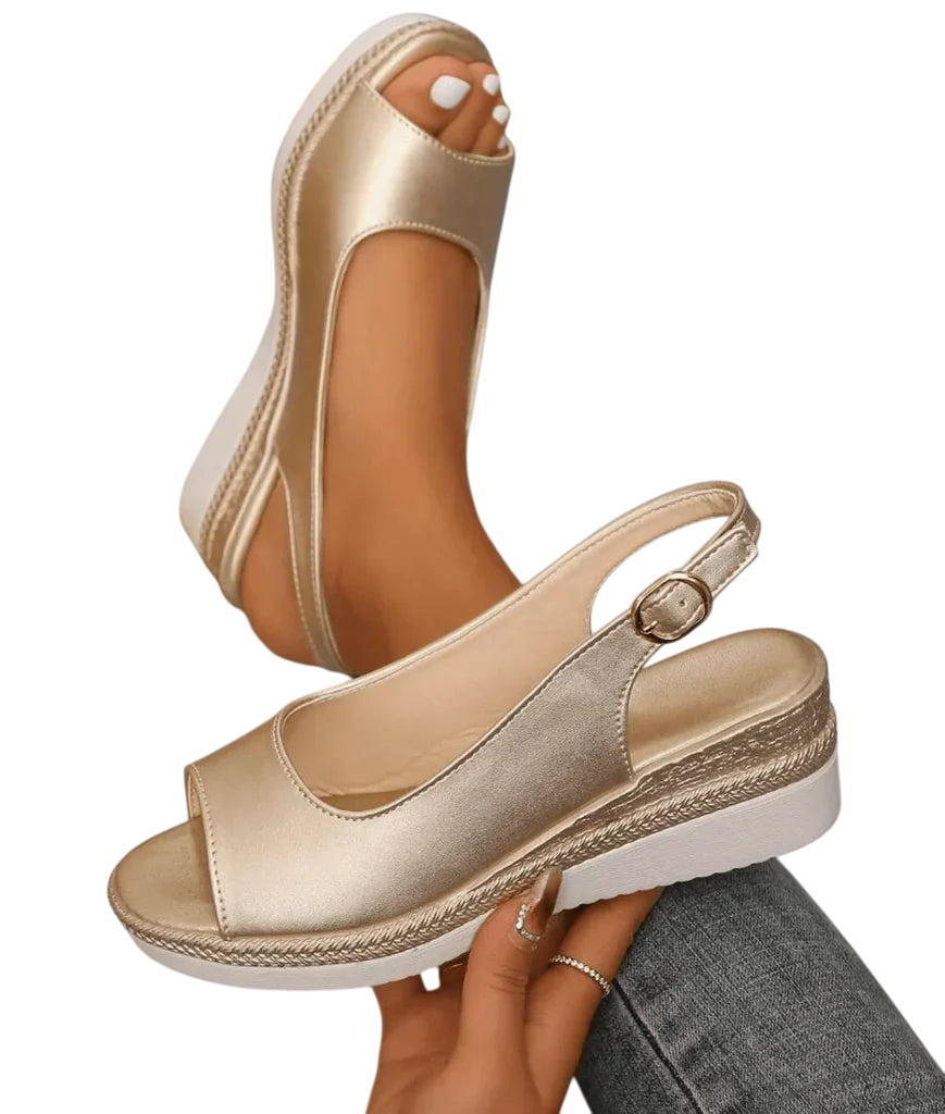 Elenaᵛᶜ / Sandalias Plataforma Confort
