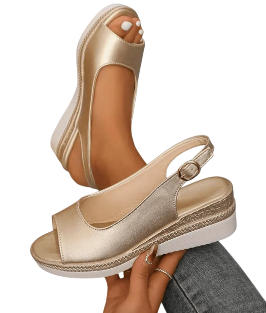 Elenaᵛᶜ / Sandalias Plataforma Confort