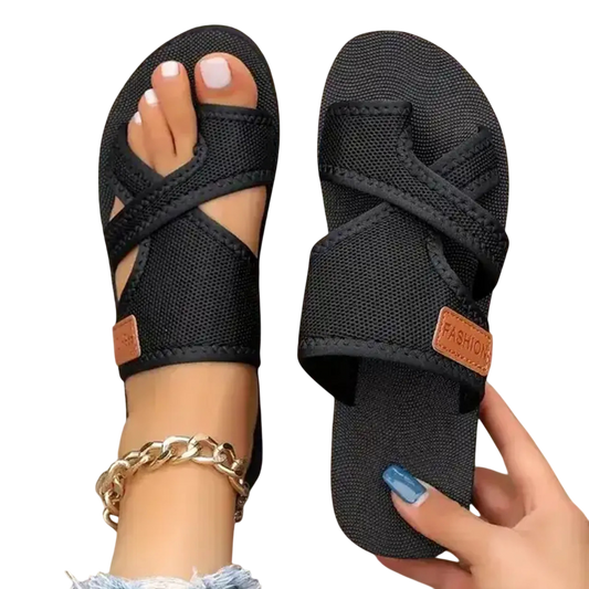 Martaᵛᶜ / Sandalias Cruzadas Textil