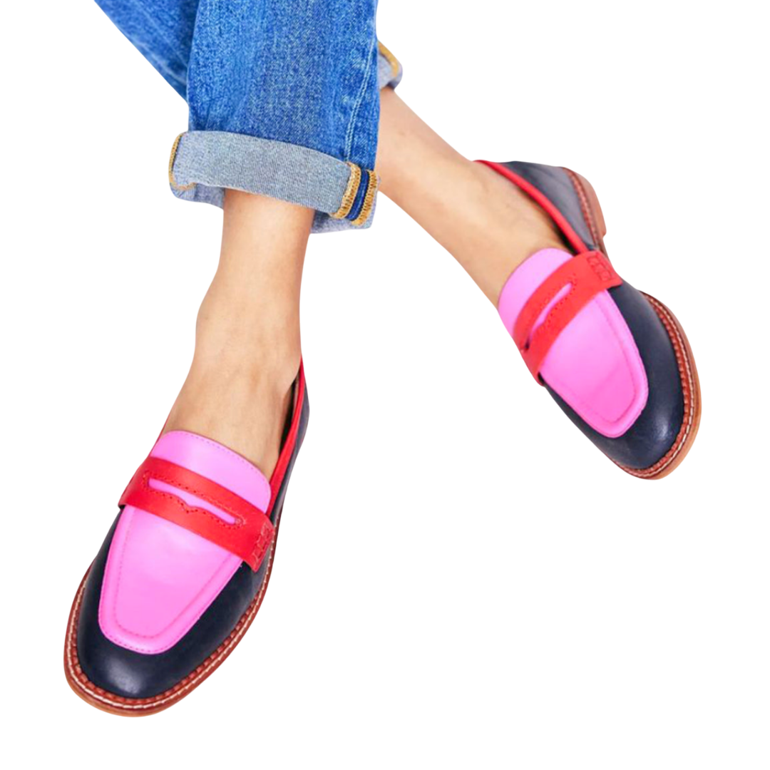 Carlaᵛᶜ / Mocasines Bicolor Vibrantes