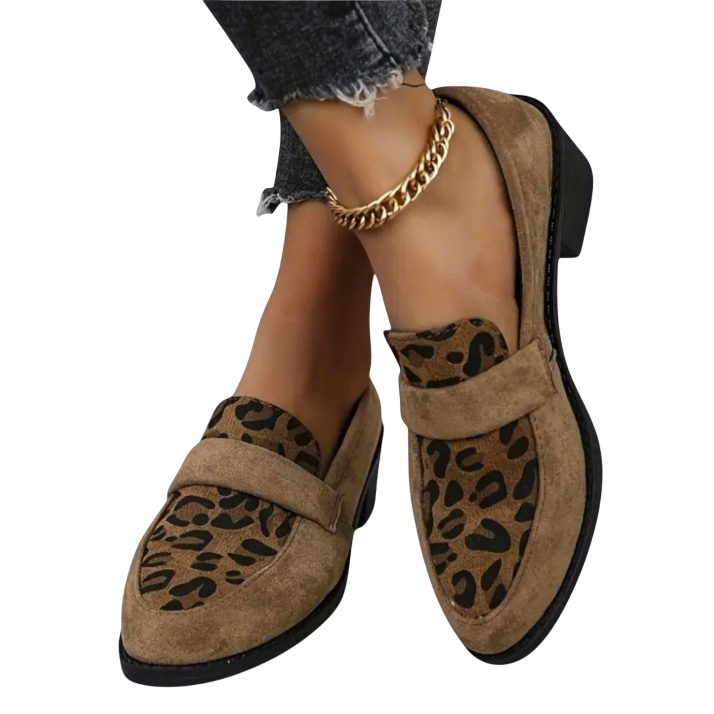 Giuliaᵛᶜ / Mocasines Combinados Leopardo