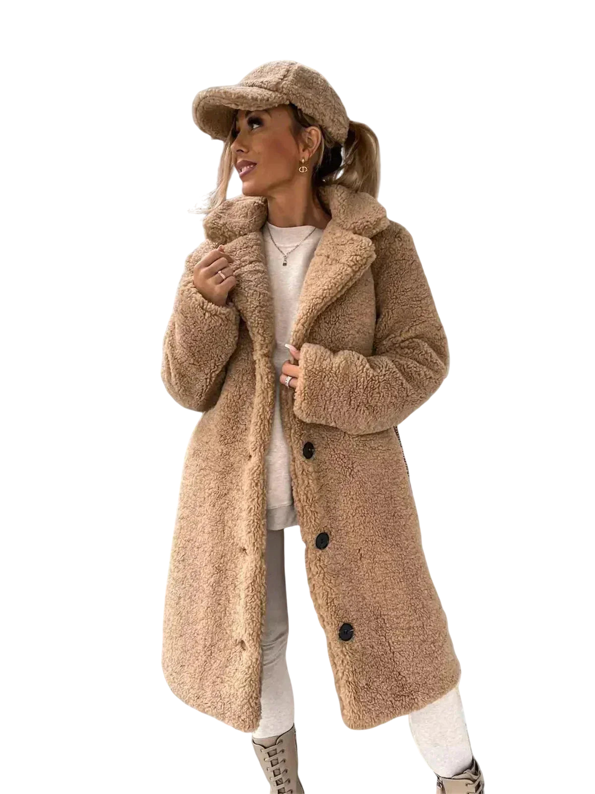 JESSICA | Abrigo de Peluche Teddy Acogedor