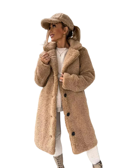 JESSICA | Abrigo de Peluche Teddy Acogedor
