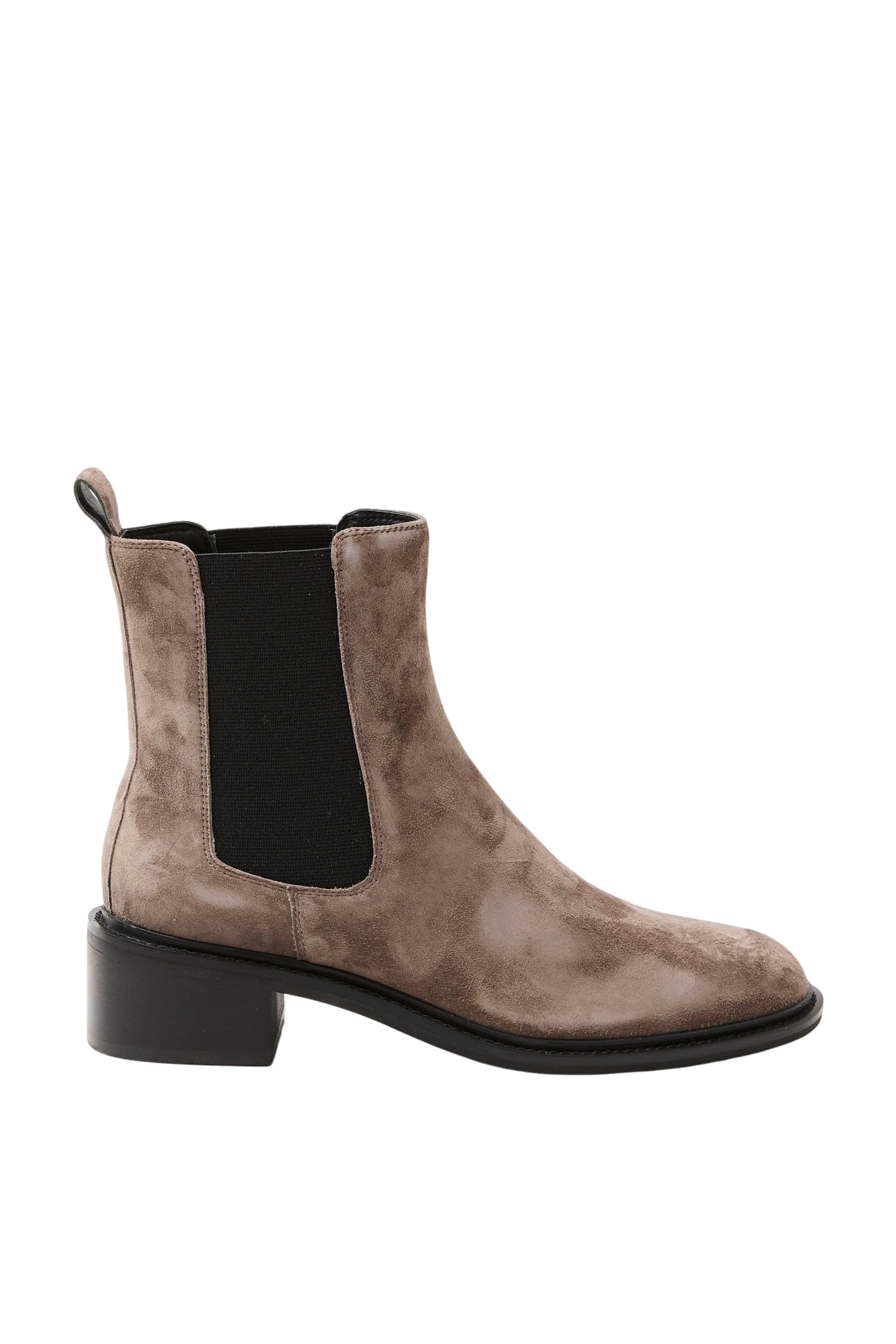 Botín Chelsea beige elegante