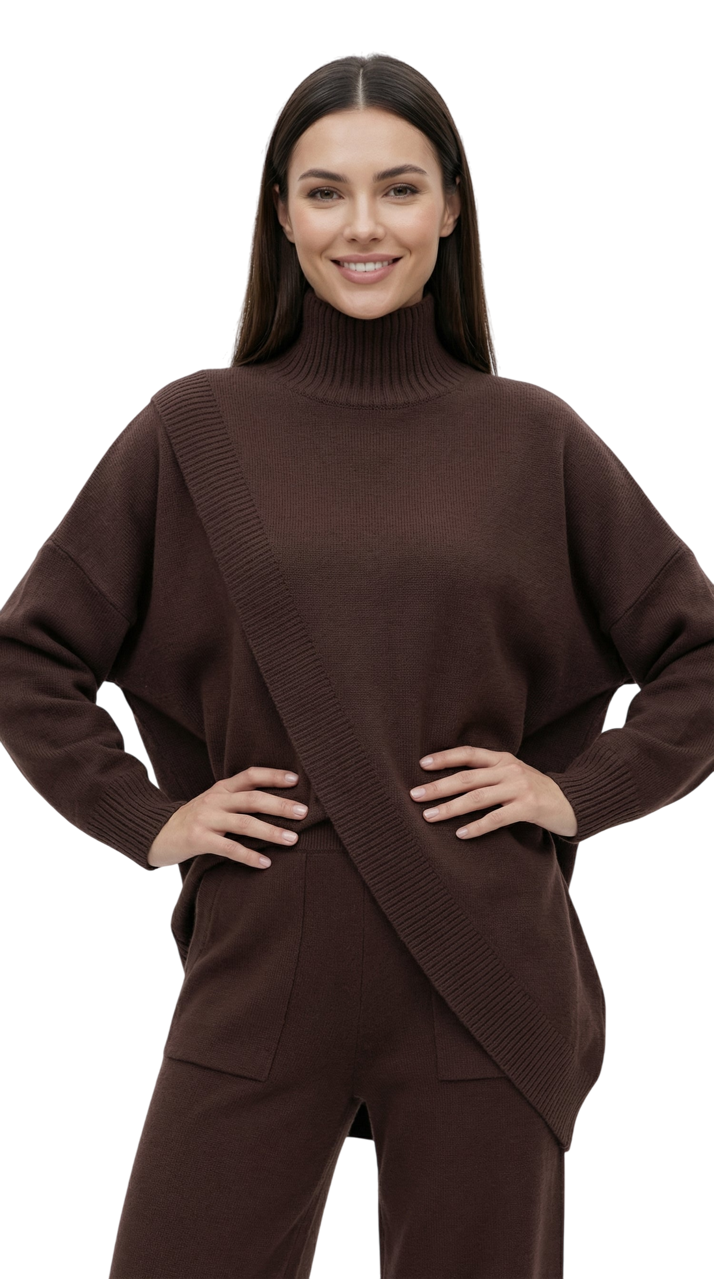 Jersey Cuello Alto Oversize