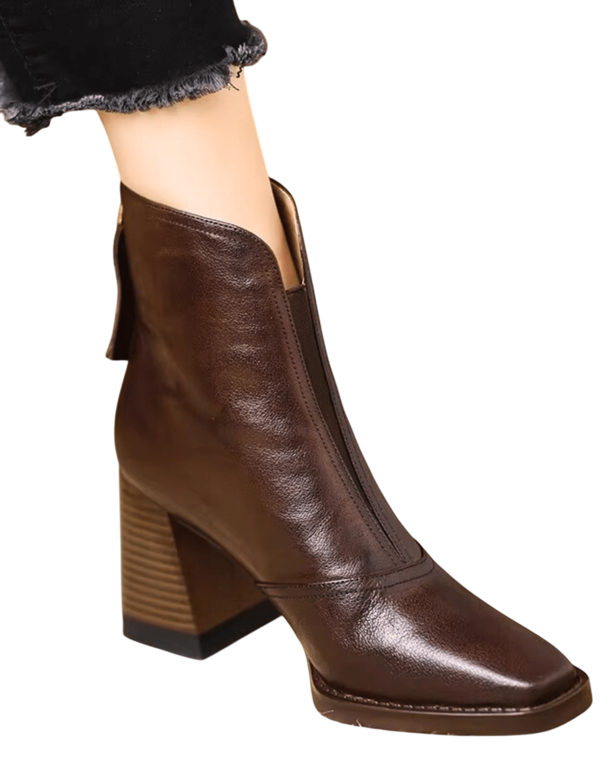 CLAUDIA™ | BOTINES DE LUJO CON TACÓN MEDIO