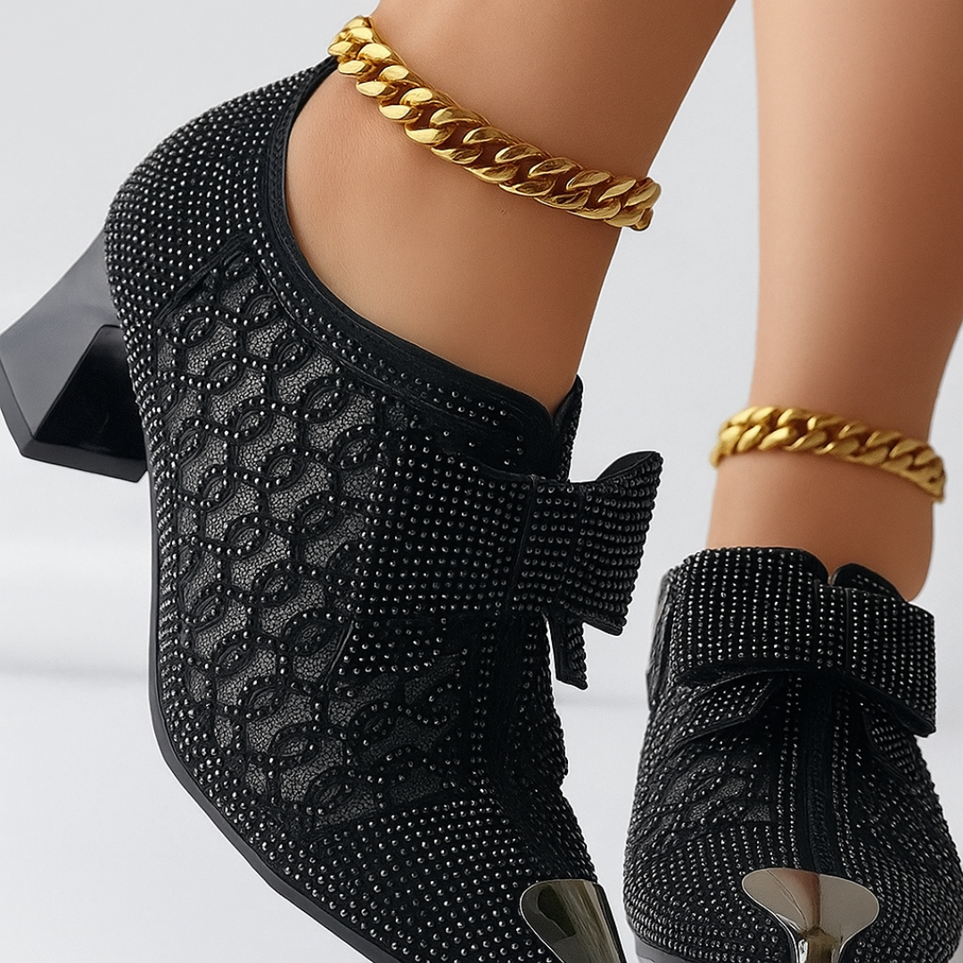 Aurelia / Tacones Textura Lazoᵛᶜ