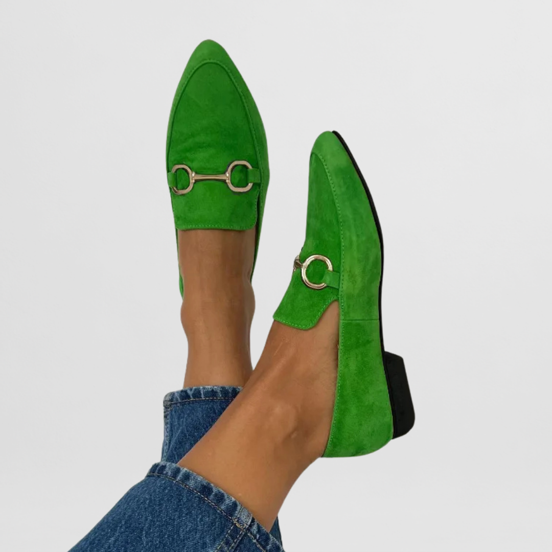 Giuliaᵛᶜ / Mocasines Verde Ante