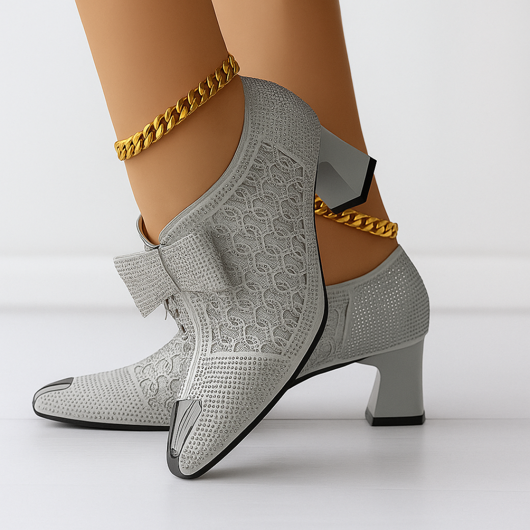 Aurelia / Tacones Textura Lazoᵛᶜ