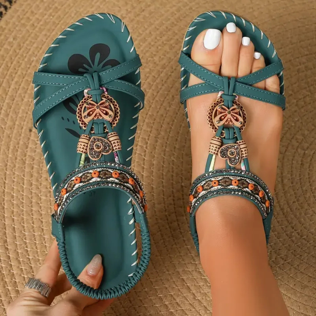 Eliaᵛᶜ / Sandalias Étnicas Detalle