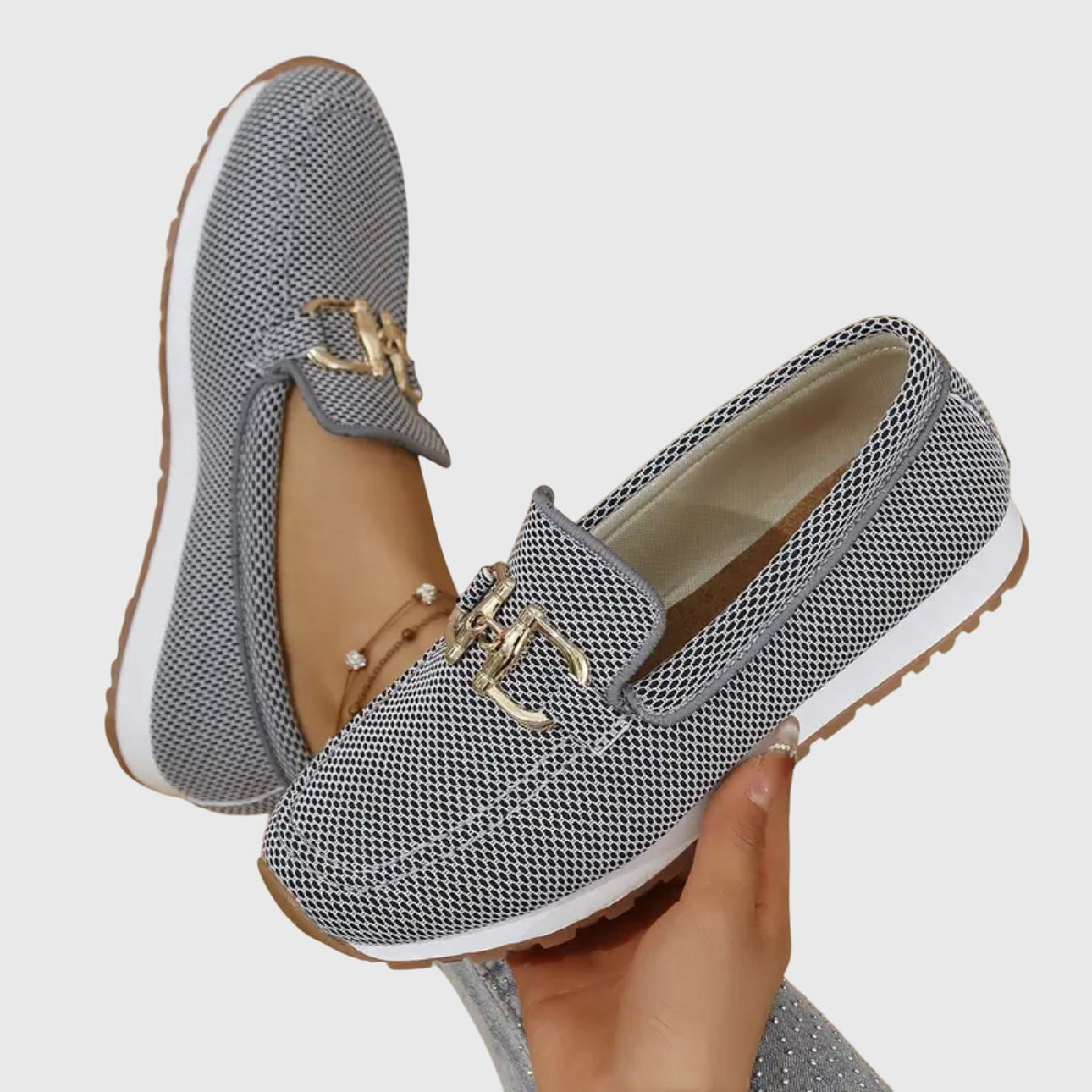 Alessiaᵛᶜ / Zapatillas Textura Elegante